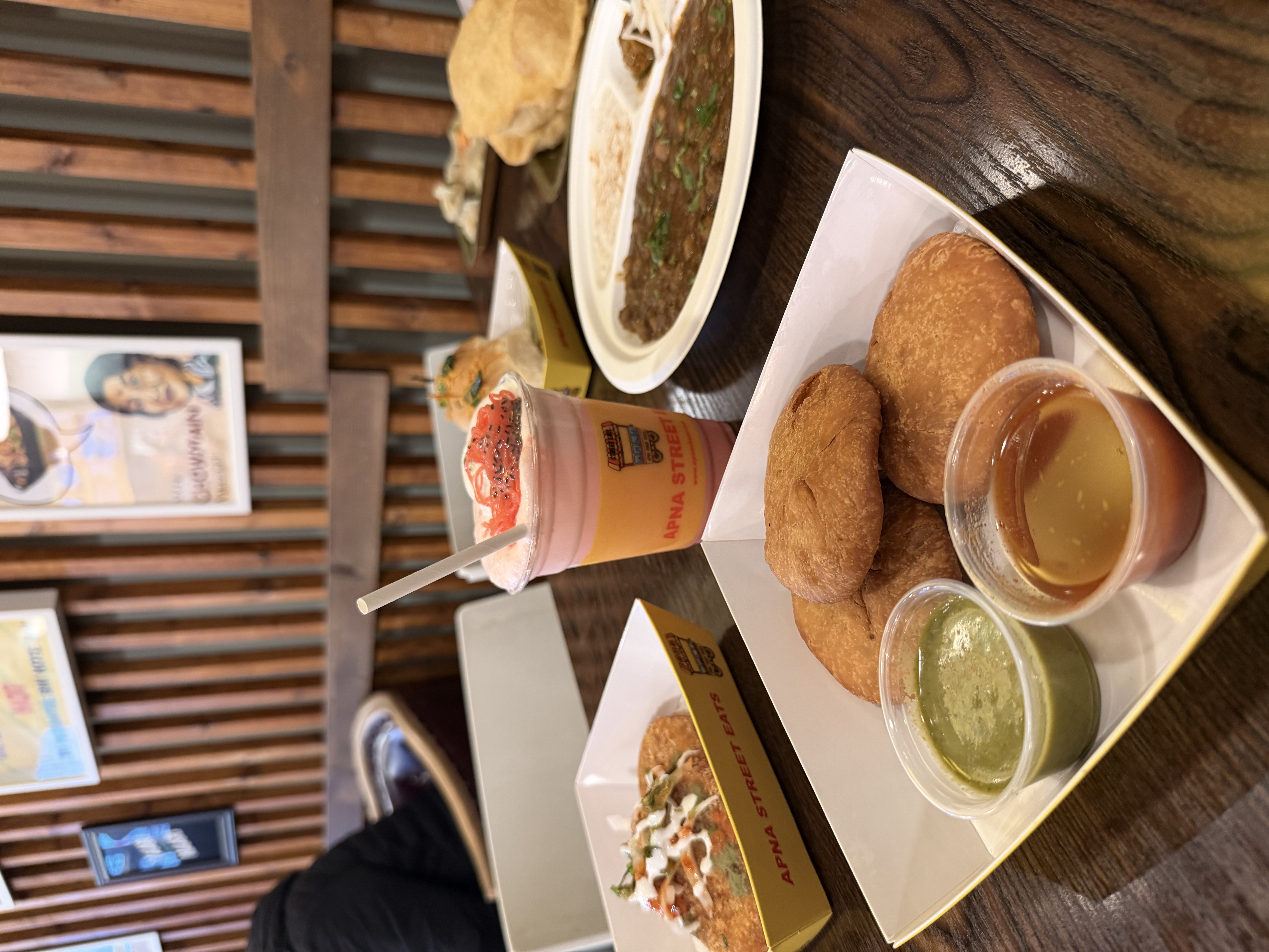 Apna Chaat Express Surrey — puri and chutneys